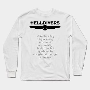 Responsibility Long Sleeve T-Shirt